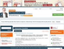 Tablet Screenshot of nadzor-pedagogiczny.pl
